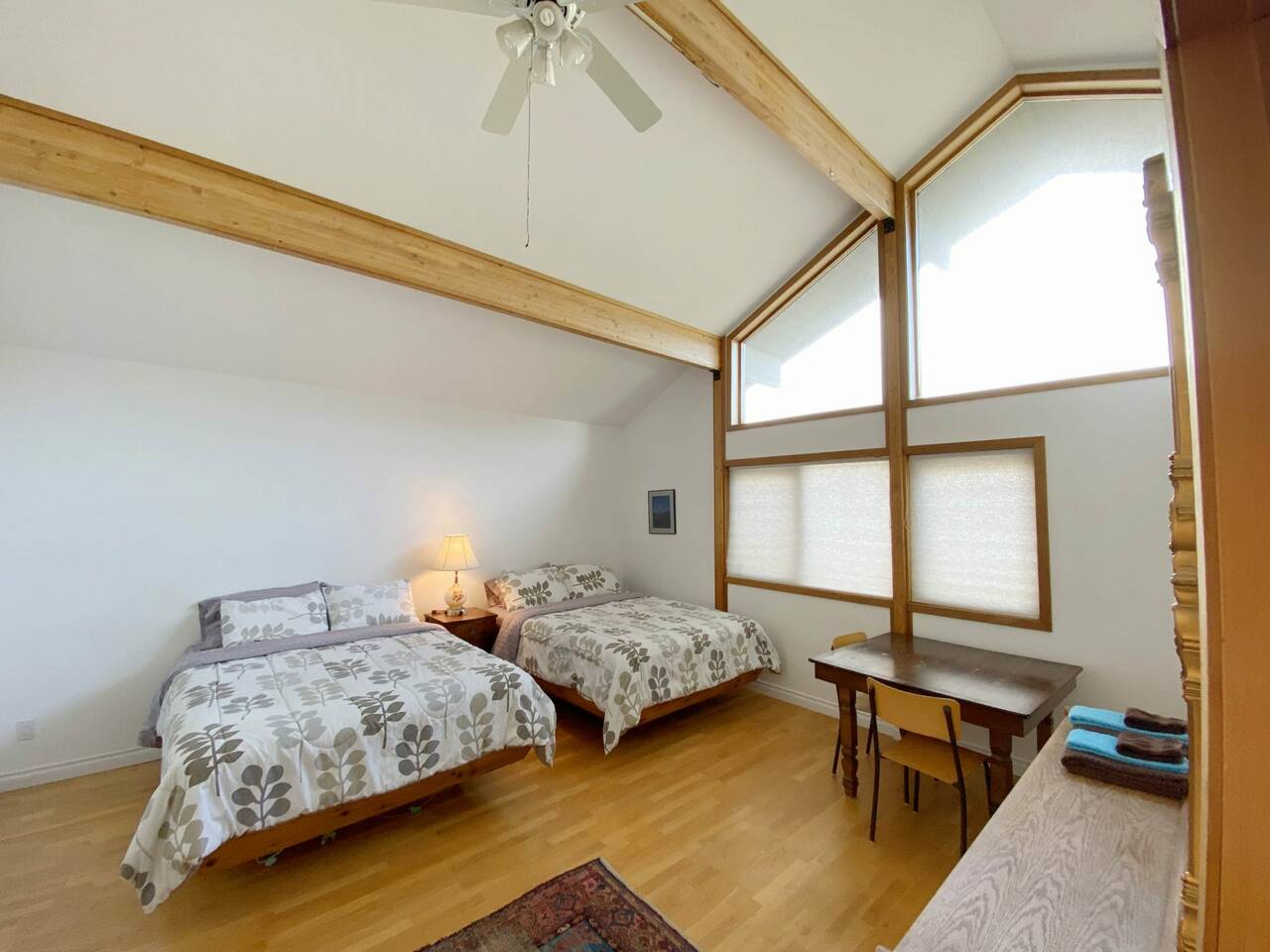 Heron's Keep room — 2 queen beds, ensuite